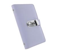 STOBAZA Carpeta Ahorro Dinero con Cerradura Doble Sección Resistente Agua Organizador Finanzas Personal Gran Capacidad para Recibos Planificador Presupuesto Versátil