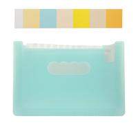 STOBAZA Carpeta Clasificadora Expandible A5 13 Bolsillos para Documentos y Recibos, Organizador Portátil en Azul, para Oficina y Almacenamiento de Cupones