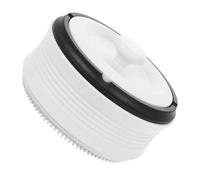 STOBAZA Cenicero Eléctrico Portátil para Coche y Hogar, Purificador De Aire Sensor Inteligente, Gran Capacidad, Color Blanco Marfil, Uso Interior Oficina y Vehículo