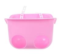 STOBAZA Cesta para Bicicleta Infantil Rosa Cesta de Alambre Delantera para y Bicicleta de Equilibrio Accesorio Ligero y Plegable para Niñas Adaptable y Resistente para Uso Diario