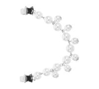 STOBAZA Clip de Perla para Cárdigan Vintage sin Hebilla, Elegante y Cómodo, Hecho de Aleación y Perlas, Adecuado para Suéteres en Estación E Invierno para Mujeres y Niñas