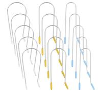 STOBAZA Clips Metálicos de Repuesto para Rodillos Calientes de 1,9 Cm, 2,54 Cm y 3,81 Cm, Juego de 48 Piezas para Rizadores Eléctricos, Resistente al Calor, Sujeción Segura para Peinado