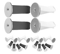 STOBAZA Clips Metálicos para Ventilación de Coche 40 Pcs 20 Negros 20 Blancos Soporte para Ambientador Clip Difusor de Perfume para Salida de Aire Acondicionado Accesorio Reutilizable