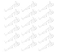 STOBAZA Clips Transparentes para Cenefa de Persianas 25 Pulgadas 36 Unidades de Plástico Oculto para Persianas Horizontales Clip de Reparación para Cortinas y Soporte para Ventanas