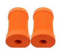 STOBAZA Coderas Deportivas 3D Antideslizantes de Espuma Gruesa, Almohadillas Protectoras y Rodillas, Cojín de Apoyo Planchas y Flexiones en Casa, Color Naranja, 1 Par