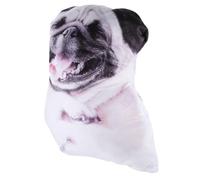 STOBAZA Cojín de Peluche 3D Forma de Perro Shar Pei 50 Cm, Almohada Suave y Acogedora, Juguete de Peluche Adecuado para Sofá, Dormitorio y Decoración Infantil