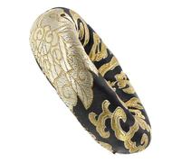STOBAZA Cojín Redondo para Cuenco Tibetano de Algodón Negro, Anillo Protector y Soporte Ligero para Cuencos de Sonido Budista en Decoración del Hogar