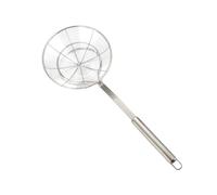 STOBAZA Colador de Acero Inoxidable para Aceite y Alimentos Espumadera de Malla Fina con Mango para Freír Patatas Fritas Fideos y Verduras Cocina y Profesional