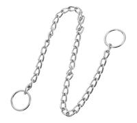 STOBAZA Collar de Cadena para Perros Pequeños 2.0mm X 40cm Cromado Metal Resistente Cadena Decorativa para Mascotas Bulldog Francés Uso Diario
