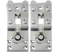 STOBAZA Conectores de Sofá Tapizado 2 Piezas Metal Resistentes Clip Desmontable para Muebles Modulares Hogar y Oficina