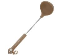 STOBAZA Conjunto de Cucharas de Silicona para Servir Mango de Acero Inoxidable, Resistentes al Calor y Fáciles de Limpiar, Ideales para Hoteles y Restaurantes