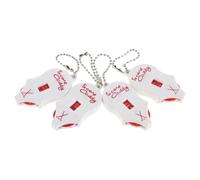 STOBAZA Contador de Golpes de Golf Mini Portátil en Forma de Ratón, Marcador Manual Color Claro con Números Rojos, Pack de 4 Unidades, Herramienta Deportiva para Seguimiento de Puntuación