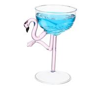 STOBAZA Copa de Vino Flamenco Creativa Vaso de Cristal Decorativo Diseño Elegante Adecuada para Fiestas 1 Pieza