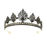 STOBAZA Corona Vintage Barroca para Novia Tocado de Fiesta con Diamantes Accesorio Elegante para Damas y Princesas Bodas y Eventos Especiales