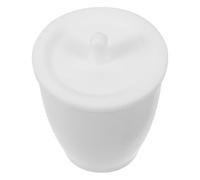 STOBAZA Crisol de Laboratorio de Ptfe de 50ml con Tapa, Resistente y Antiadherente para Experimentos en Química y Fundición en Laboratorios
