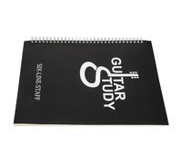 STOBAZA Cuaderno de Partituras de Guitarra A4 para Principiantes Libro de Música Portátil Líneas Claras de Notación Cuaderno de Acordes para Guitarrista Material Resistente y Páginas