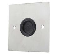 STOBAZA Cubierta de Placa de Acero Inoxidable, Placa de Pared con Cubiertas de Interruptor, Plata, con Tornillos, Decoración Estética para Enchufes y Interruptores sin Uso