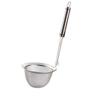 STOBAZA Cuchara Coladora Reutilizable de Inoxidable Cocina Cesto Filtrante con Asa para Fideos y Verduras Diseño Ligero y Práctico