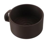STOBAZA Cuenco de Afeitar 3D para Hombres Taza para Hacer Espuma con Barba Tazón de Jabón de Afeitar Marrón W101 Compatible con Afeitado Húmedo Diseño Ergonómico para Cuidado Facial