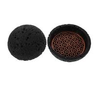 STOBAZA Cuenco Decorativo para Cocina Molecular Diseño de Meteorito Bola Hueca de 125 CM para Infusión de Humo Uniforme Adecuado para Sushi Postres y Aperitivos en Mesa Elegante