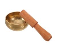 STOBAZA Cuenco Tibetano de Metal Puro Hecho a Mano 8 Cm para Meditación Yoga y Canto Cuenco Sonoro Portátil para Relajación y Rituales Espirituales Suministros para Cantar de Chakras