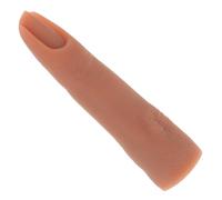 STOBAZA Dedo De Práctica De Silicona Flexible Dedo Postizo Para Uñas Acrílicas Modelo De Mano Articulaciones Para Entrenamiento Muestrario Uñas