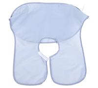 STOBAZA Delantal para Barba Resistente de Poliéster Color Plata Gris Capa Multifuncional para Afeitar y Recortar Barba Babero Práctico para Hombres Adecuado para Uso Doméstico y