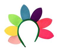 STOBAZA Diadema Accesorio de Tela de Pétalos de Girasol para Fiestas de Halloween Diseño Llamativo Adecuado para Disfraces y Celebraciones