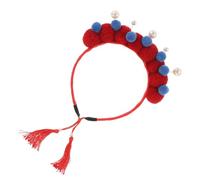 STOBAZA Diadema con Detalles de Borlas Elegantes para Mujeres Accesorio para Celebraciones de Año y Representaciones Teatrales Diseño para Disfraces Especiales