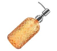 STOBAZA Dispensador de Jabón Líquido de Vidrio con Bomba Antigoteo Recargable para Baño y Cocina Diseño Moderno y Resistente para Jabón Loción y Champú