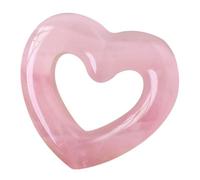 STOBAZA Encantos De Corazón De Piedras Preciosas Colgantes De Piedra De Corazón Hueco Piedras Curativas En Forma De Amor De Cristal Natural Rocas De Chakra Pulidas Para Bricolaje Collar