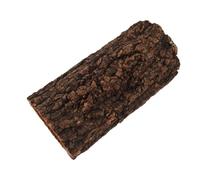 STOBAZA Escondite para Reptiles en Tronco de Árbol Hueco de Madera Color Café, Refugio Húmedo para Tarántulas y Serpientes de Maíz en Terrarios Bioactivos