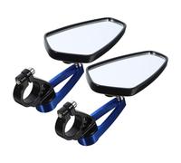 STOBAZA Espejos Retrovisores de Aluminio para Moto Diseño Único Lentes de Vidrio para Visión Instalables Fácilmente Espejos Laterales para Manillar para Moto Eléctrica y Scooter Color