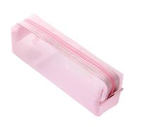STOBAZA Estuche Transparente de Malla para Bolígrafos Escolar Portátil | Nylon Ligero, Organiza Lápices y Tarjetas, Uso Escolar Diario