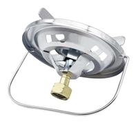 STOBAZA Estufa De Gas Portátil para Camping, Mini Quemador a Prueba De Viento, Acero Resistente Al Calor, Plegable y Ligera, para Senderismo, Picnics y Mochilerismo Al Aire Libre