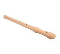 STOBAZA Flauta Dulce Soprano de Madera con Transparente para Principiantes Instrumento Musical Viento Seguro y Fácil de Tocar