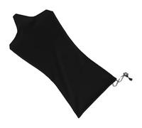 STOBAZA Funda Elástica para Maniquí de Boutique Diseño de Hombros Anchos Tela Negra de Punto Grueso Protección Higiénica y Reemplazable para Exhibiciones de Moda y Sastrería