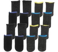 STOBAZA Fundas para Dedos para Juegos Móviles 8 Pares 16 Piezas Ultrafinas Transpirables y Antideslizantes Protectores de Yemas Dedos Resistentes al Sudor Ideales para Uso en