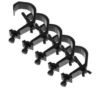 STOBAZA Ganchos de Aluminio para Luces de Escenario, 5 Piezas, Abrazaderas Metálicas Ajustables para Armazón de Iluminación, Accesorios para Lámparas de Cabeza Móvil en Conciertos y Dj