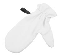 STOBAZA Guantes Aplicadores de Loción para Manos y Cuerpo Blancos Reutilizables de Pu y Fibra, Resistentes al Aceite para Rutina de Cuidado Facial en Casa