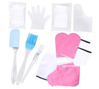 STOBAZA Guantes Cuidado de Manos y Pies Máxima Retención de Calor y Efecto Hidratante, Accesorios Exfoliantes Casa Material Pp y Plástico Color Aleatorio