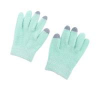 STOBAZA Guantes Hidratantes para Manos Secas y Agrietadas Gel 1 Par de Guantes Táctiles Reutilizables Color Verde Otoño para Cuidado de Manos Spa Masajes y Tratamientos Casa