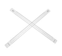 STOBAZA Guías de Grosor para Arcilla Acrílicas Transparentes 6Mm Regla de Corte y Nivelación para Cerámica Herramientas para Rodillo de Arcilla Polimérica Pack 2 Unidades Uso