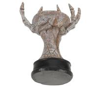 STOBAZA Halloween Resin Ghost Claw Incense Burner Modern Indoor Desktop Censer For Air Purification Spooky Home Decor For Festival and Party