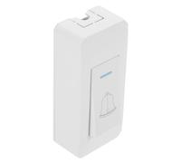 STOBAZA Interruptor Timbre De Puerta Pulsador De Superficie Para Timbre Y Control De Acceso, Blanco PC, Para Armario Junto A La Cama Y Oficina