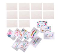 STOBAZA Juego De 10 Tarjetas de Cumpleaños con Sobres, Diseño Plegable, | Mensajes Creativos y Impresión Resistente, Estilo Elegante Variado, para Oficina y Celebraciones Estilo Aleatorio