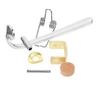 STOBAZA Juego de Accesorios Válvula de Drenaje para Trombón con Almohadilla de Corcho, Repuesto Clave Compuerta Agua Compatible, Fácil Limpieza y Duradero para Instrumentos de Viento