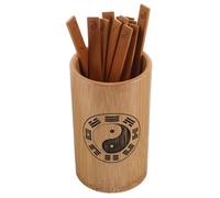 STOBAZA Kit de Adivinación I Ching de Bambú 12 Palos Tubo Compacto para Aprendizaje de Feng Shui y Juegos de Adivinación Tradicionales Chinas Portátiles