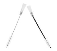 STOBAZA Kit de Limpieza para Saxofón Tenor y Alto 2 Cepillos de Crin Natural Hisopo de Limpieza para Boquillas y Orificios Tonales Accesorio Portátil para Mantenimiento y Cuidado de