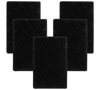 STOBAZA Kit de Parches Antideslizantes para Alfombrillas de Coche 5 Unidades Negras, Almohadillas Resistentes para Reparación Instantánea en Pedales y Reposapiés